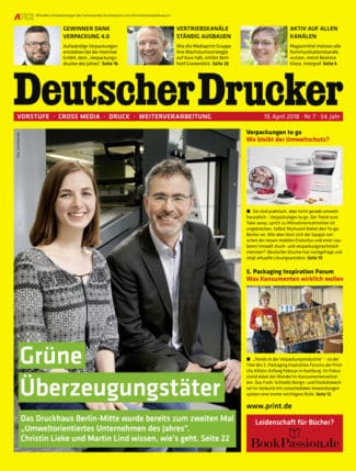 Deutscher Drucker 7/2018: Schwerpunkt Verpackungen