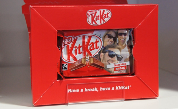 Bei Ultimate Packaging in Großbritannien ist eine Personalisierungskampagne für KitKat umgesetzt worden. Ähnliches bieten aber auch viele andere Süßwarenhersteller an.