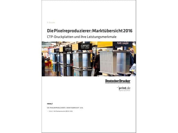 E-Dossier "Pixelreproduzierer: Marktübericht 2016"