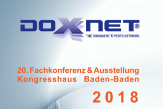 Die 20. Doxnet Fachkonferenz und Ausstellung findet vom 25. bis zum 27. Juni in Baden-Baden statt.
