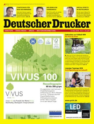 Deutscher Drucker 9/2018, Themen-Schwerpunkt: Druckweiterverarbeitung