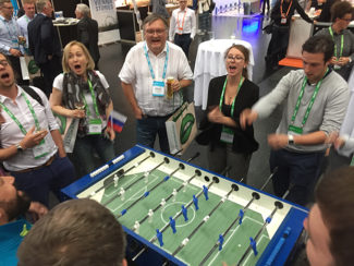 Dscoop 2018: ...und zwischendurch gab es (Tisch-)Fußball