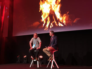 Dscoop 2018: Alon Bar-Shany, General Manager HP Indigo und Kelvin Gage.