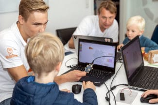 Programmieren für Kids mit den IT-Experten der TMG.