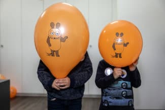 Große und kleine »Mäuse« in Monheim/Rhein zu Besuch.