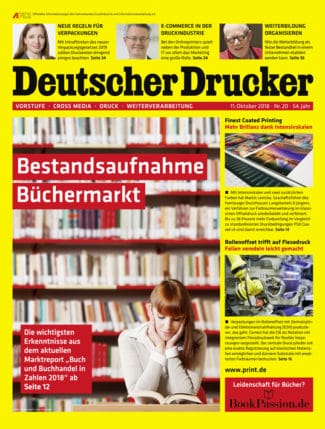 Deutscher Drucker, Ausgabe 20/2018 ist gerade erschienen.