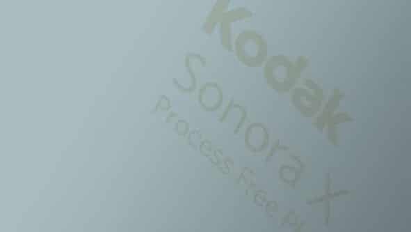 Druckplatte für den Offsetdruck von Kodak
