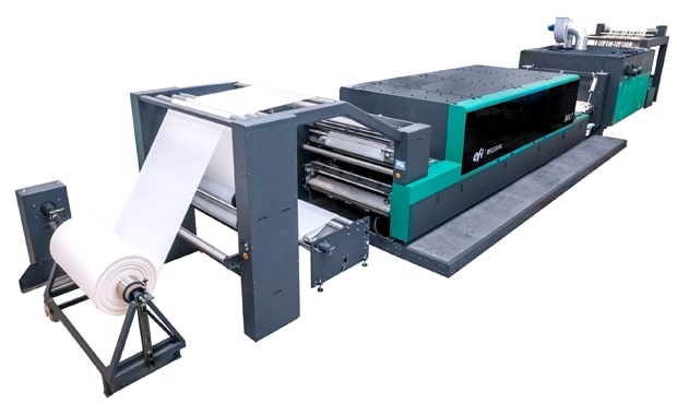 Textildruck: EFI hat das Single-Pass-Digitaldruck-System EFI Reggiani Bolt vorgestellt.