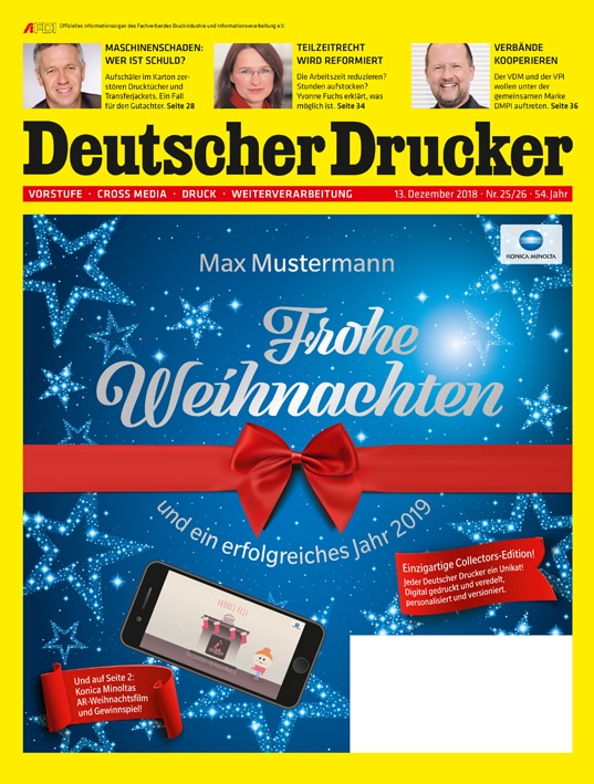 Produkt: Deutscher Drucker 25-26/2018 Digital