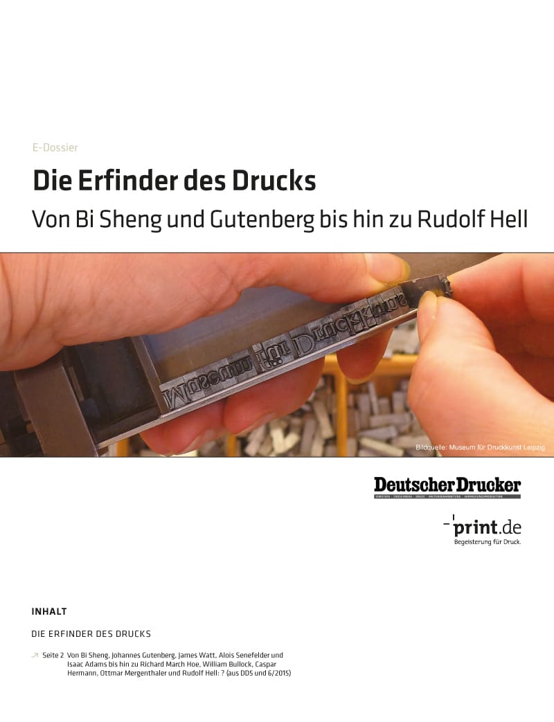 Produkt: Download »Die Erfinder des Drucks«