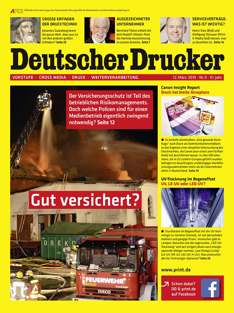 Produkt: Deutscher Drucker 5/2015 Digital