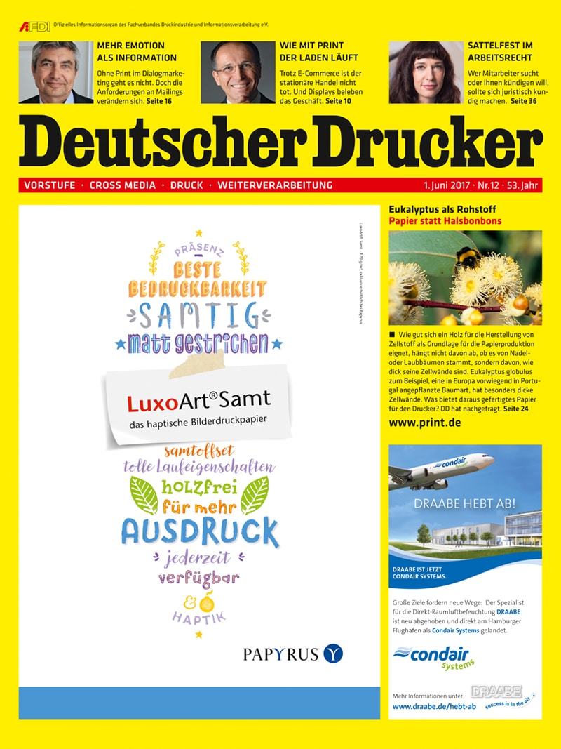 Produkt: Deutscher Drucker 12/2017 Digital