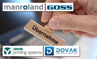 GWS Printing Systems und Dovak Industrial Services gehören künftig zur Manroland-Goss-Web-Systems-Unternehmensgruppe.
