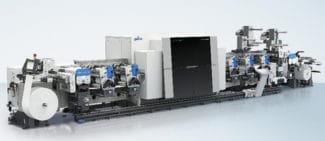 Die Gallus Labelfire E340, eine gemeinsame Entwicklung von Gallus und der Heidelberger Druckmaschinen AG ist nun auch in einer Fünffarben-Version verfügbar.