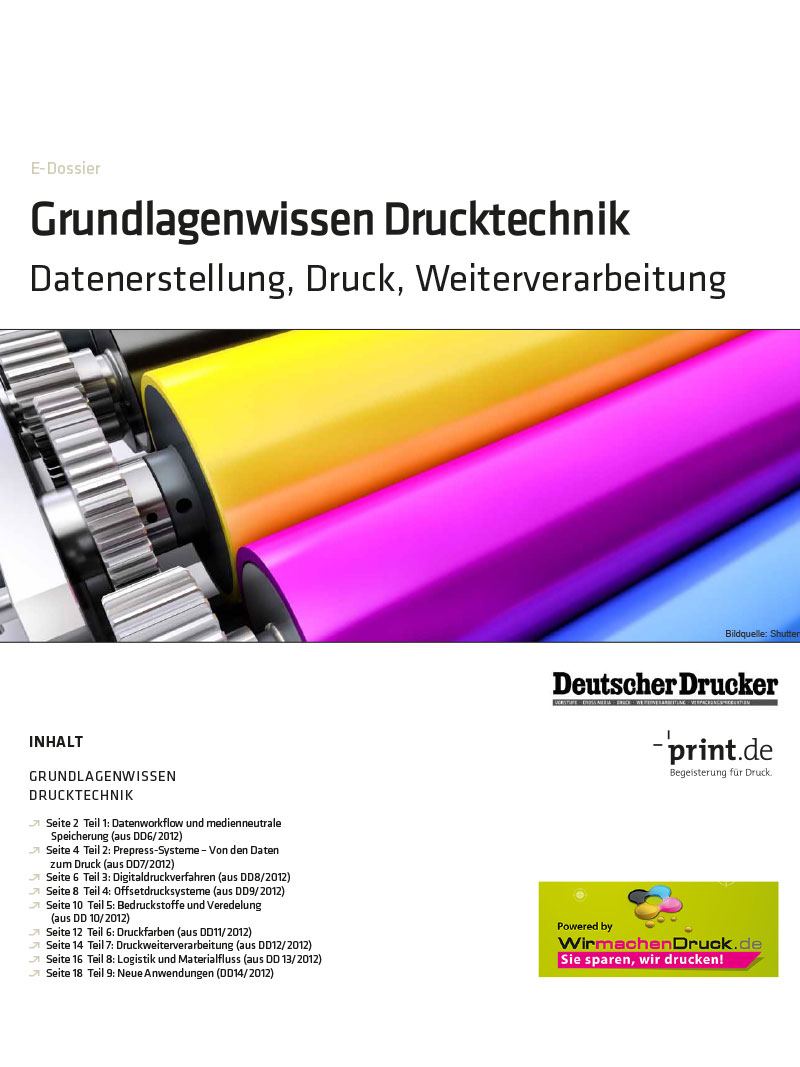 Produkt: Download » Grundlagenwissen Drucktechnik «