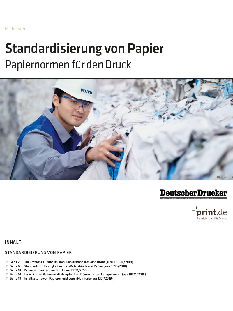 Produkt: Download » Standardisierung von Papier «