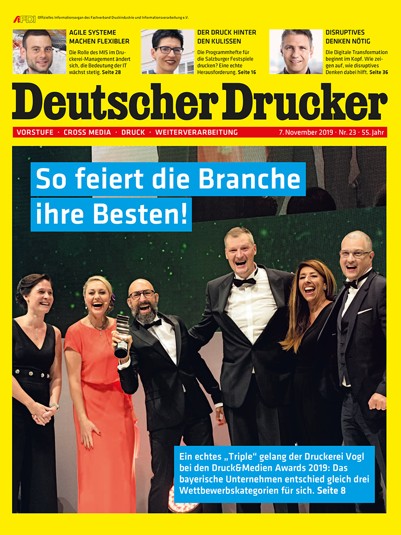 Produkt: Deutscher Drucker 23/2019 Digital