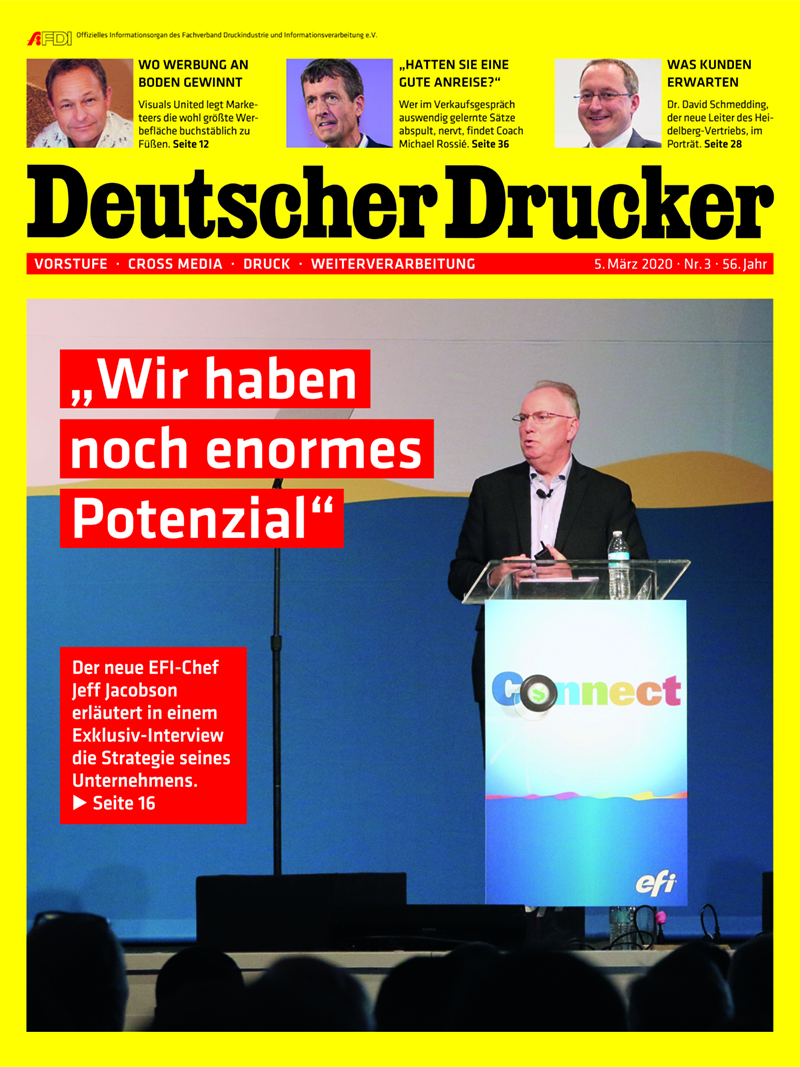 Produkt: Deutscher Drucker 3/2020 Digital