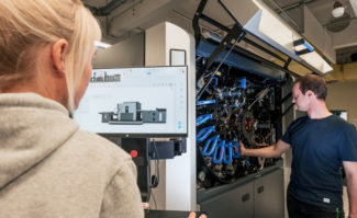 Datev baut Maschinenpark um eine HP Indigo 12000 aus Digitaldruck