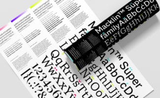Monotype neue Schriftenfamilie Macklin Fonts Typografie Druckvorstufe Mediengestalter