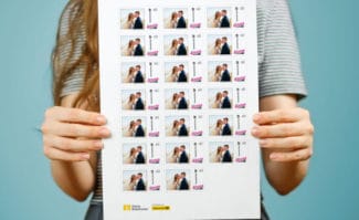 individualisierte Briefmarke von MyPostcard und Deutsche Post Digitaldruck Individualisierung