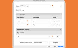 Druckvorstufe: Editieren einzelner Schritte für die neue Quick-Fix-Engine in der Callas PDF Toolbox 12.