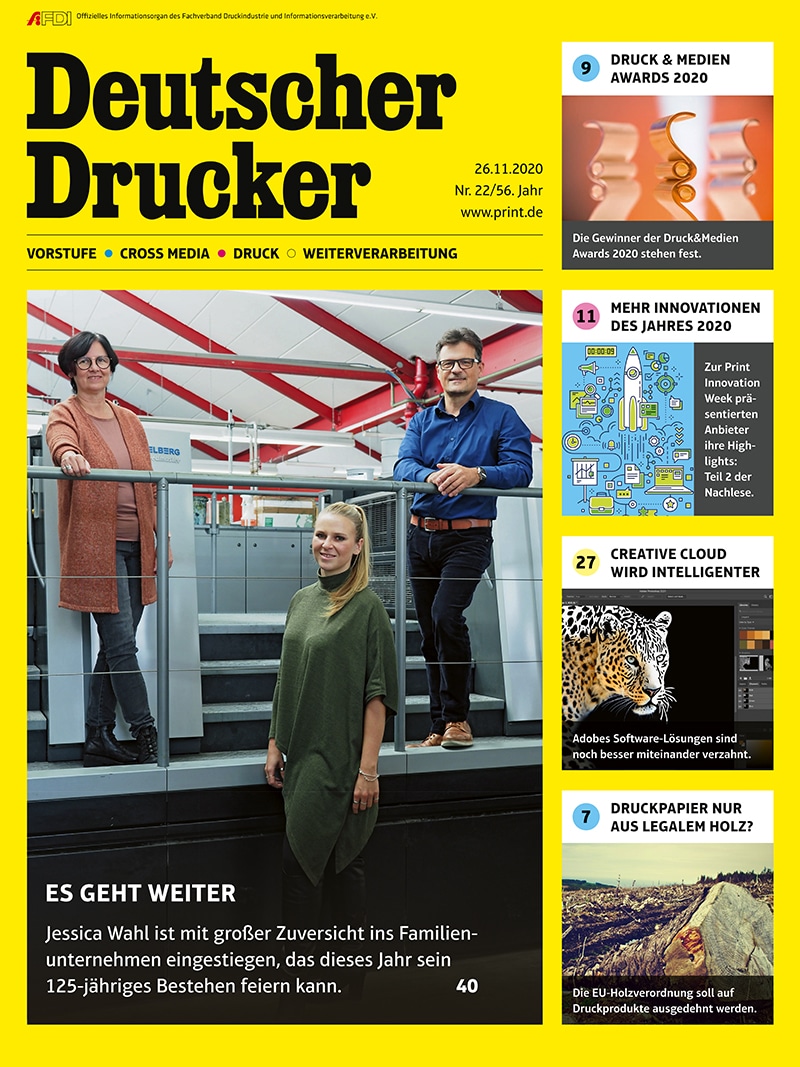 Produkt: Deutscher Drucker 22/2020 Digital