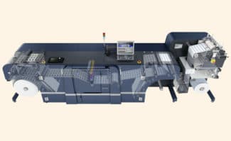 Die Etikettendruck-Systeme Konica Minolta Accurio Label 190 und 230 sind ab sofort optional um eine Flexodruckeinheit erweiterbar.