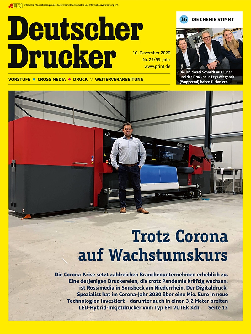 Produkt: Deutscher Drucker 23/2020 Digital