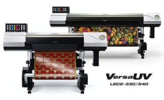 Large Format Printing: die zwei neuen Drucker/Schneideplotter aus der Reihe VersaUV-LEC2 von Roland DG.