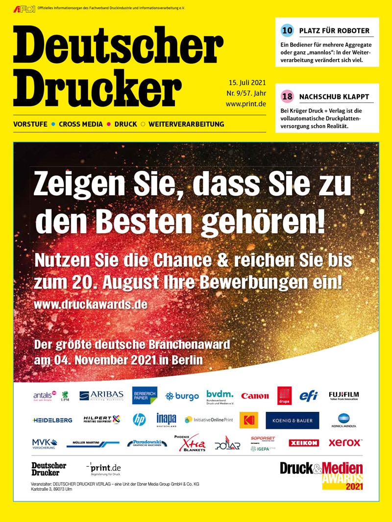 Produkt: Deutscher Drucker 9/2021