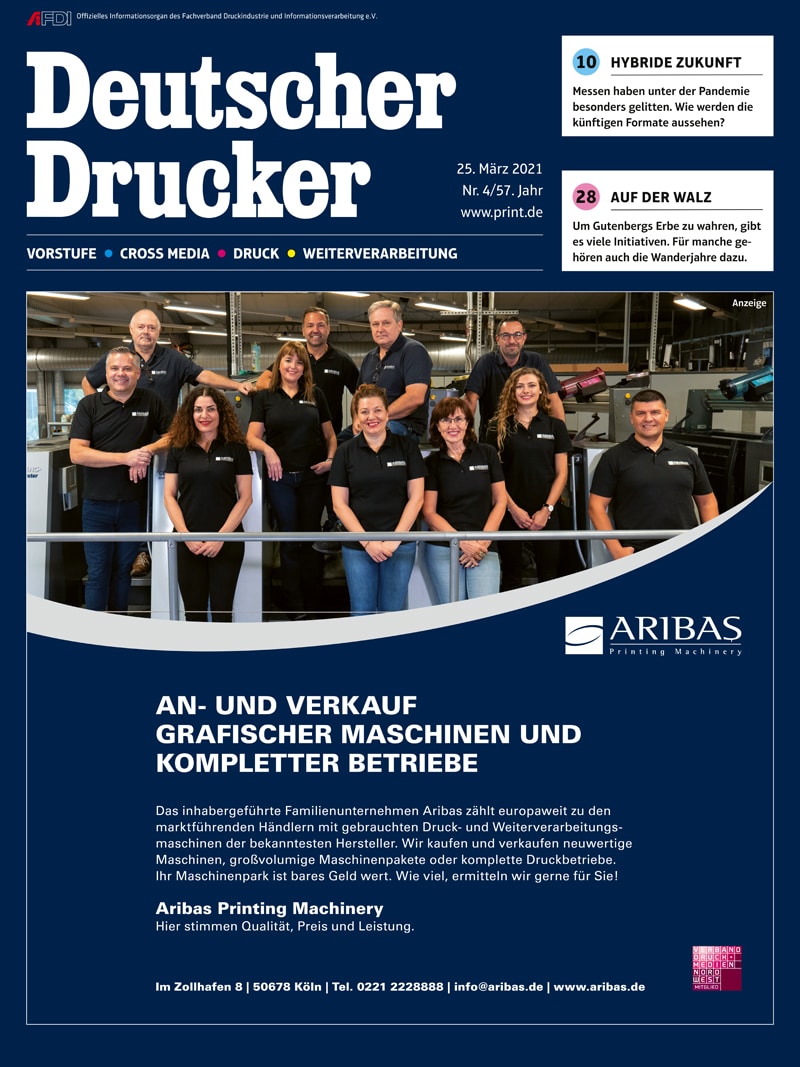 Produkt: Deutscher Drucker 4/2021 Digital