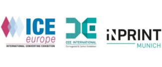 Das Messetrio ICE Europe, CCE International und InPrint Munich.