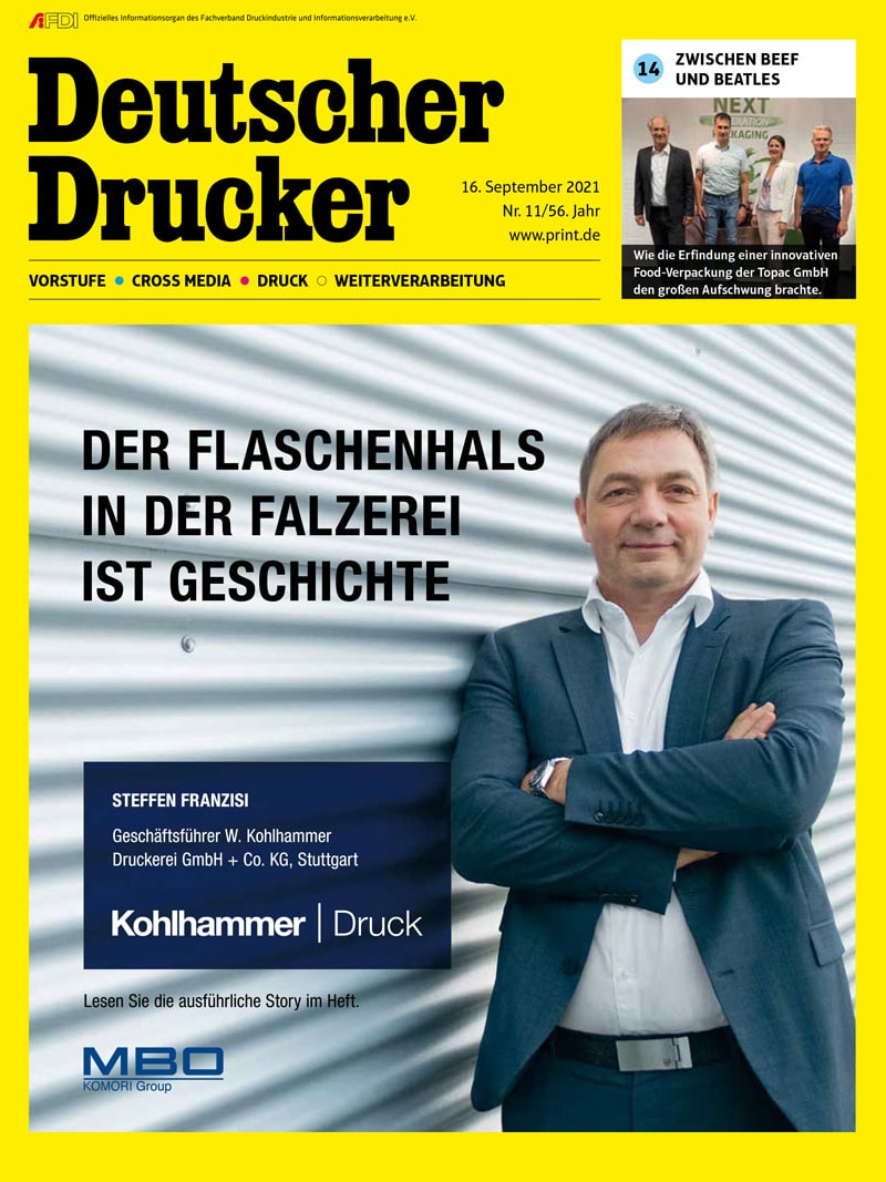 Produkt: Deutscher Drucker 11/2021 Digital