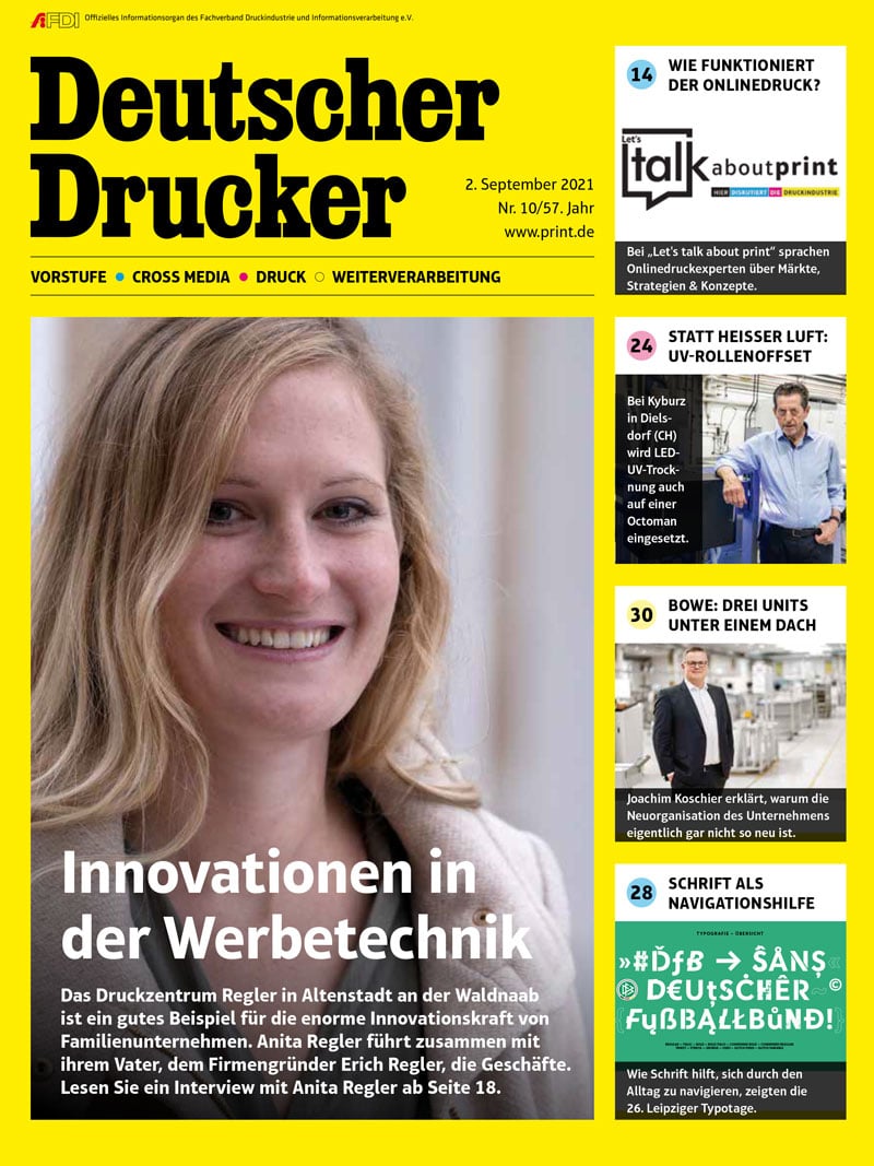 Produkt: Deutscher Drucker 10/2021 Digital