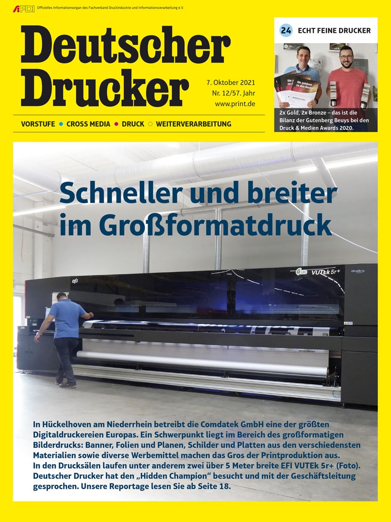 Produkt: Deutscher Drucker 12/2021 Digital