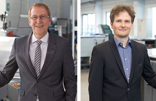 Peter Warns und Björn Schwarzbach von der Orwo Net GmbH