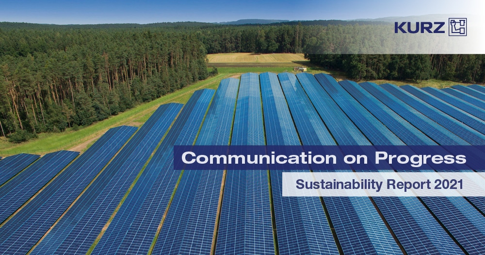 Der Dünnschicht- und Veredelungsspezialist Leonhard Kurz (Fürth) hat seinen Nachhaltigkeitsbericht 2021 vorgestellt.
