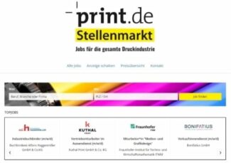 Neuer Online-Stellenmarkt für die Druckindustrie.