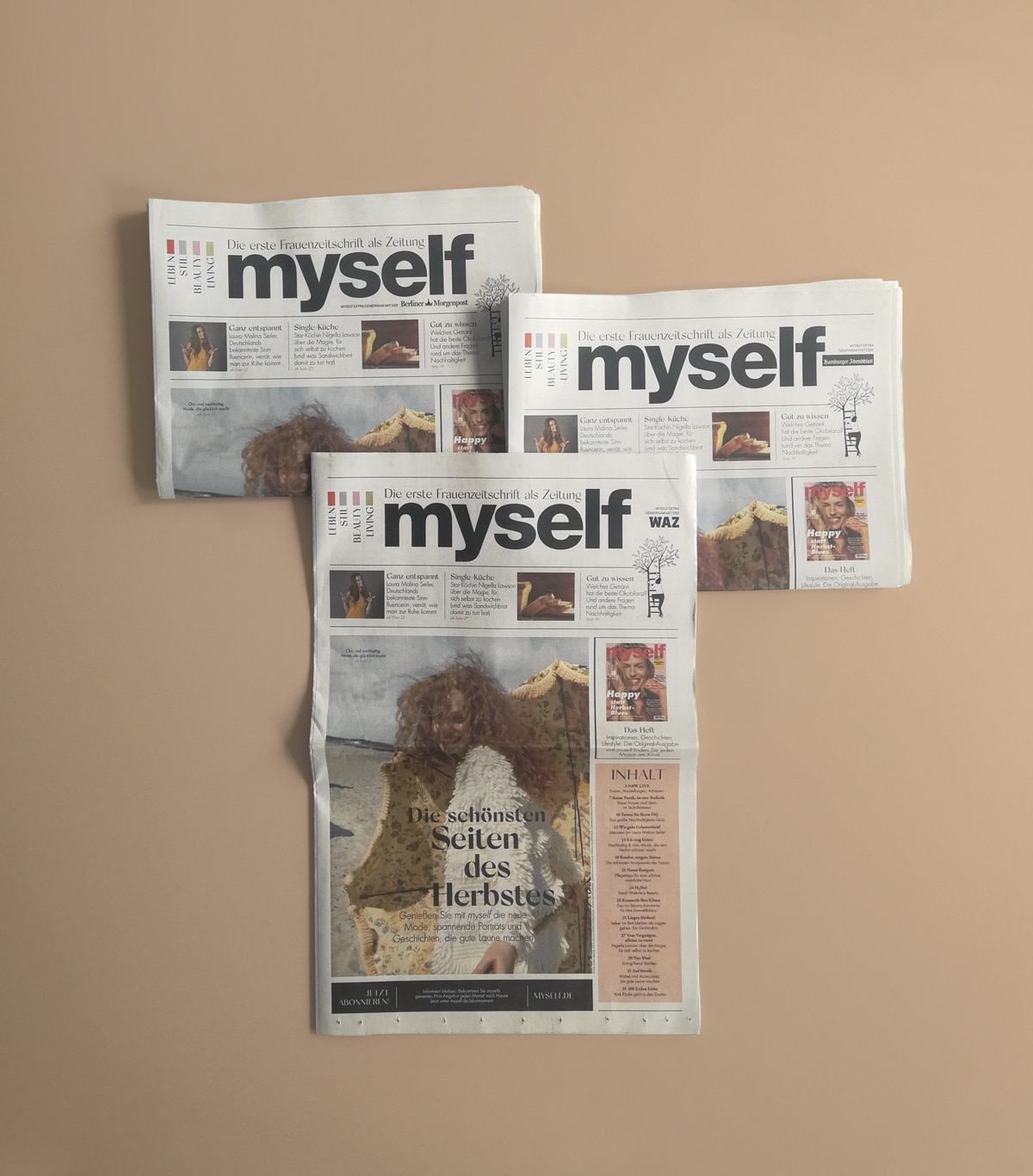 Die Kooperation zwischen der Frauenzeitschrift “myself” und den Funke-Tageszeitungen geht in Serie.