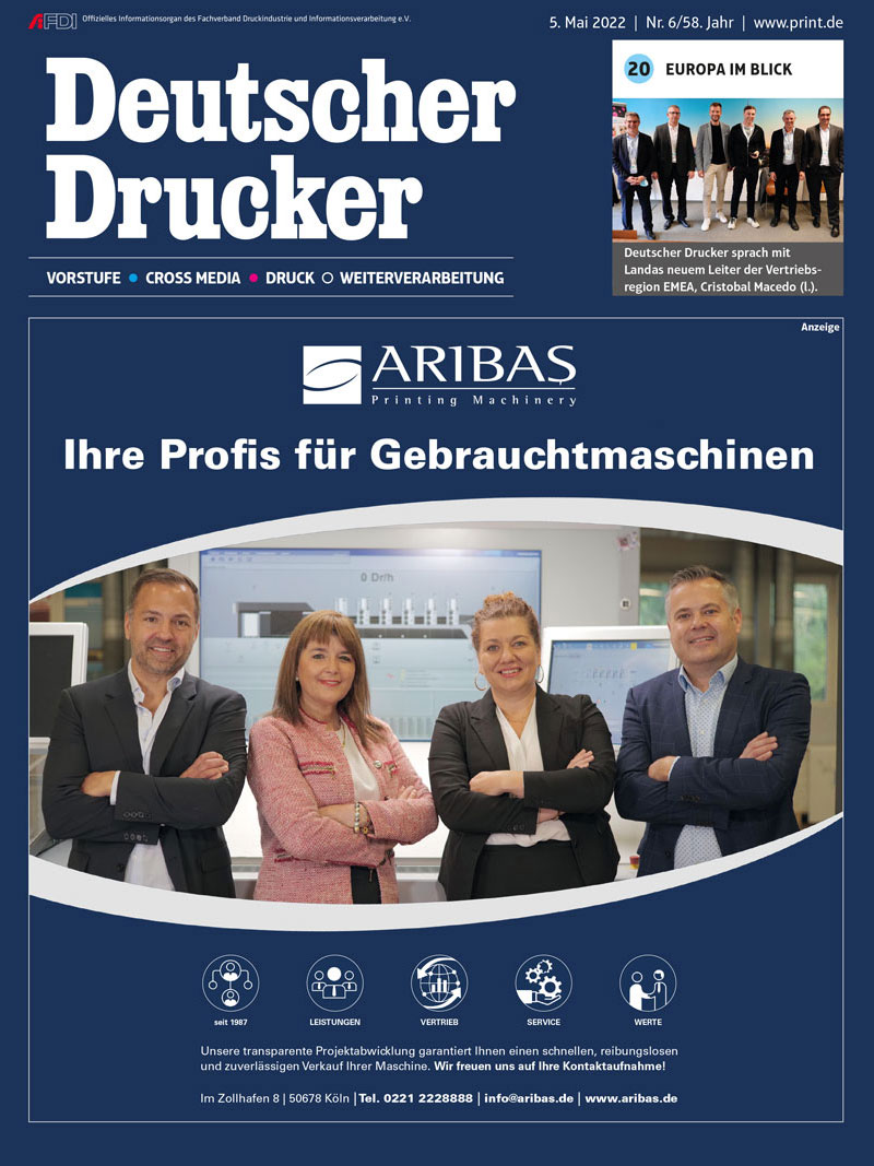 Produkt: Deutscher Drucker 6/2022 Digital