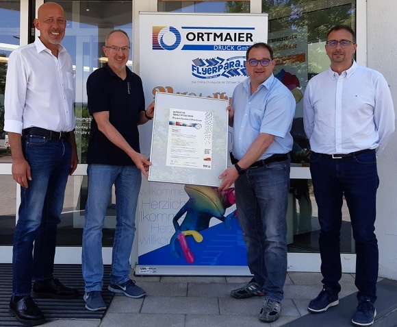 Ortmaier Druck in Frontenhausen ist PSO-zertifiziert.