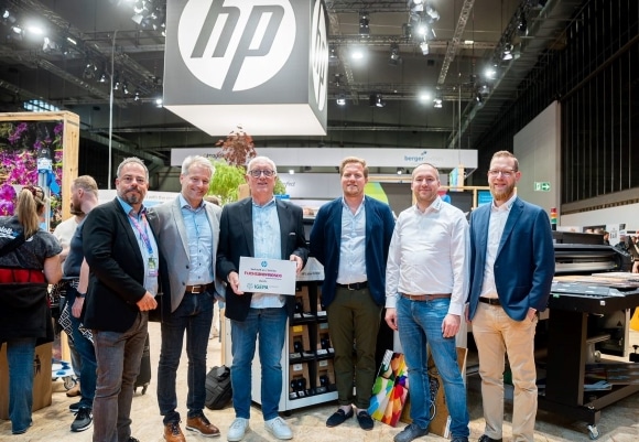 Kauf eines HP-Großformatdruckers auf der Fespa Global Expo