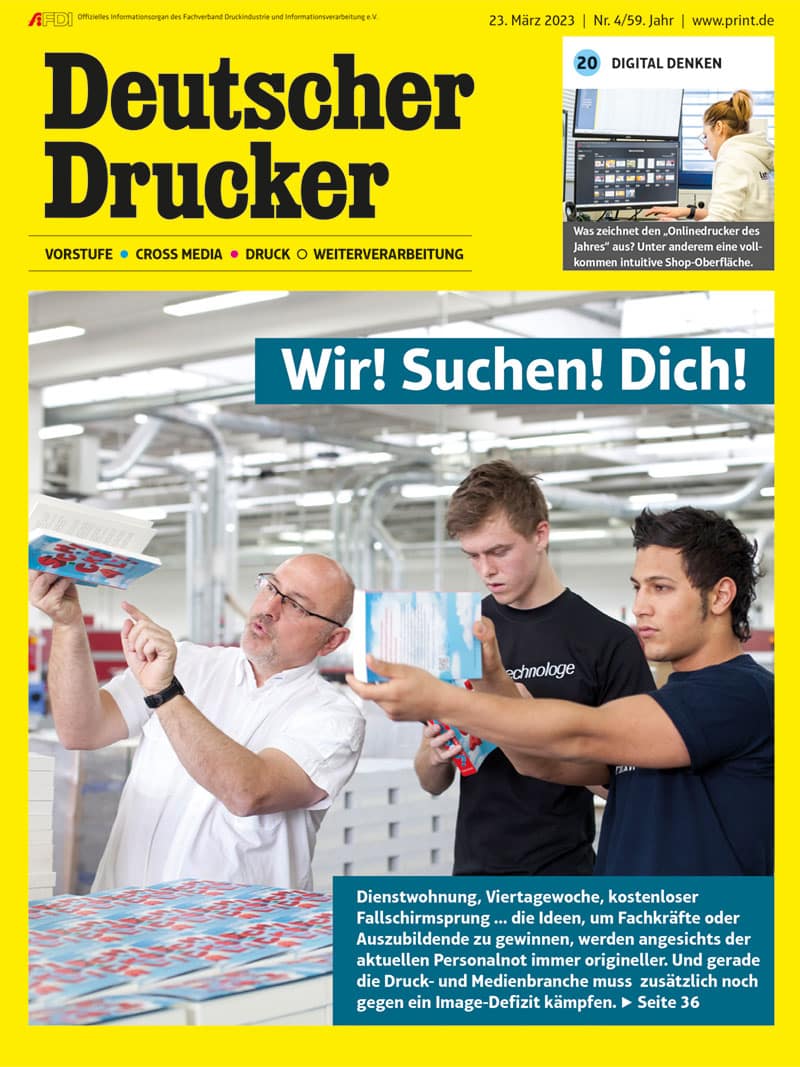 Produkt: Deutscher Drucker 4/2023 Digital