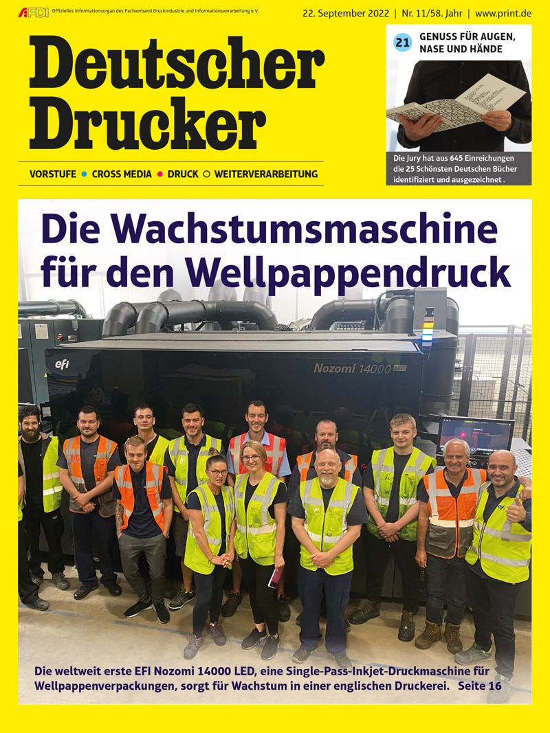 Produkt: Deutscher Drucker 11/2022 Digital