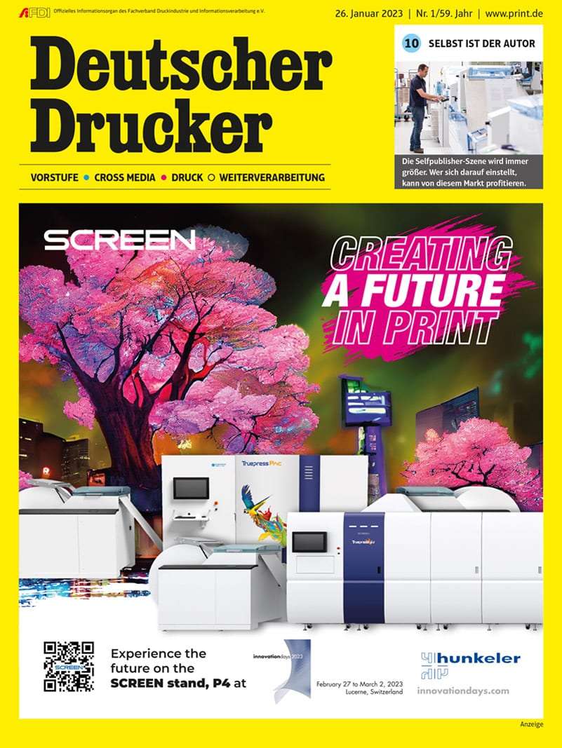 Produkt: Deutscher Drucker 1/2023 Digital