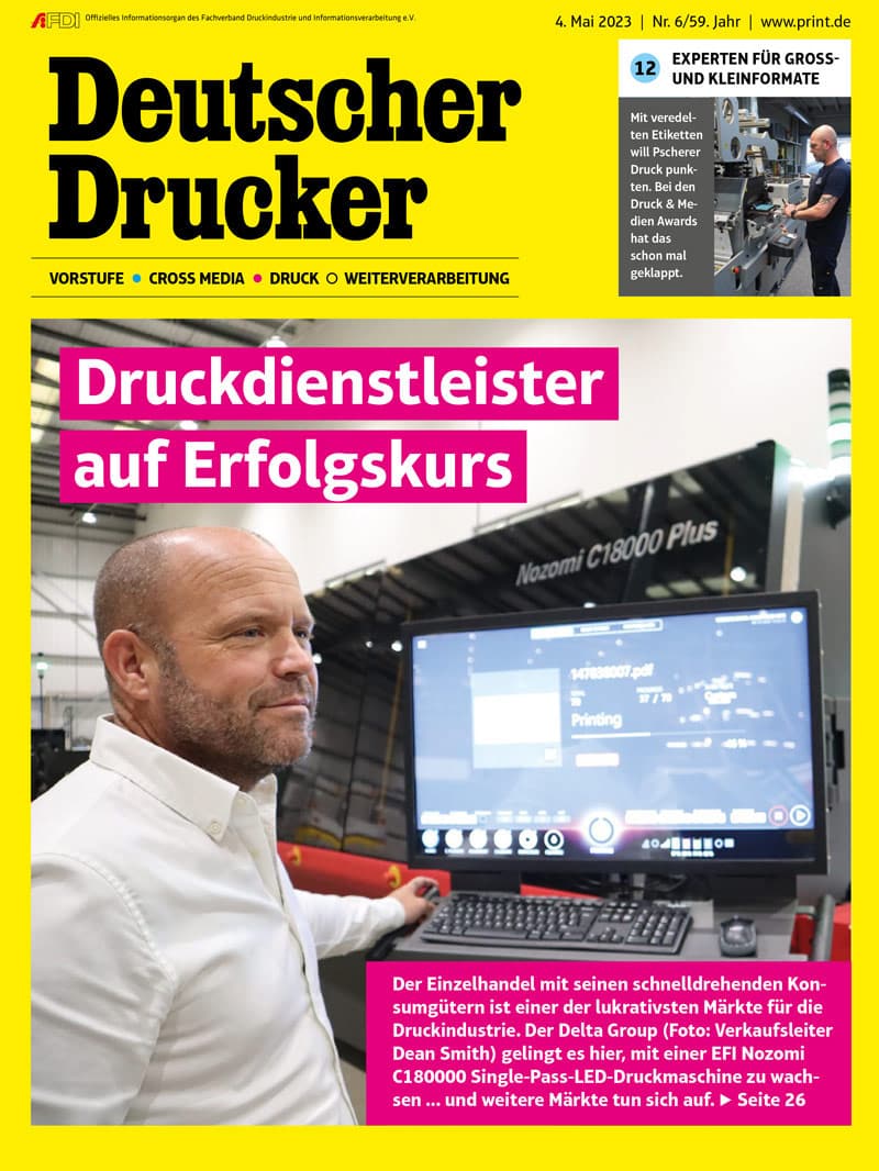 Produkt: Deutscher Drucker 6/2023 Digital