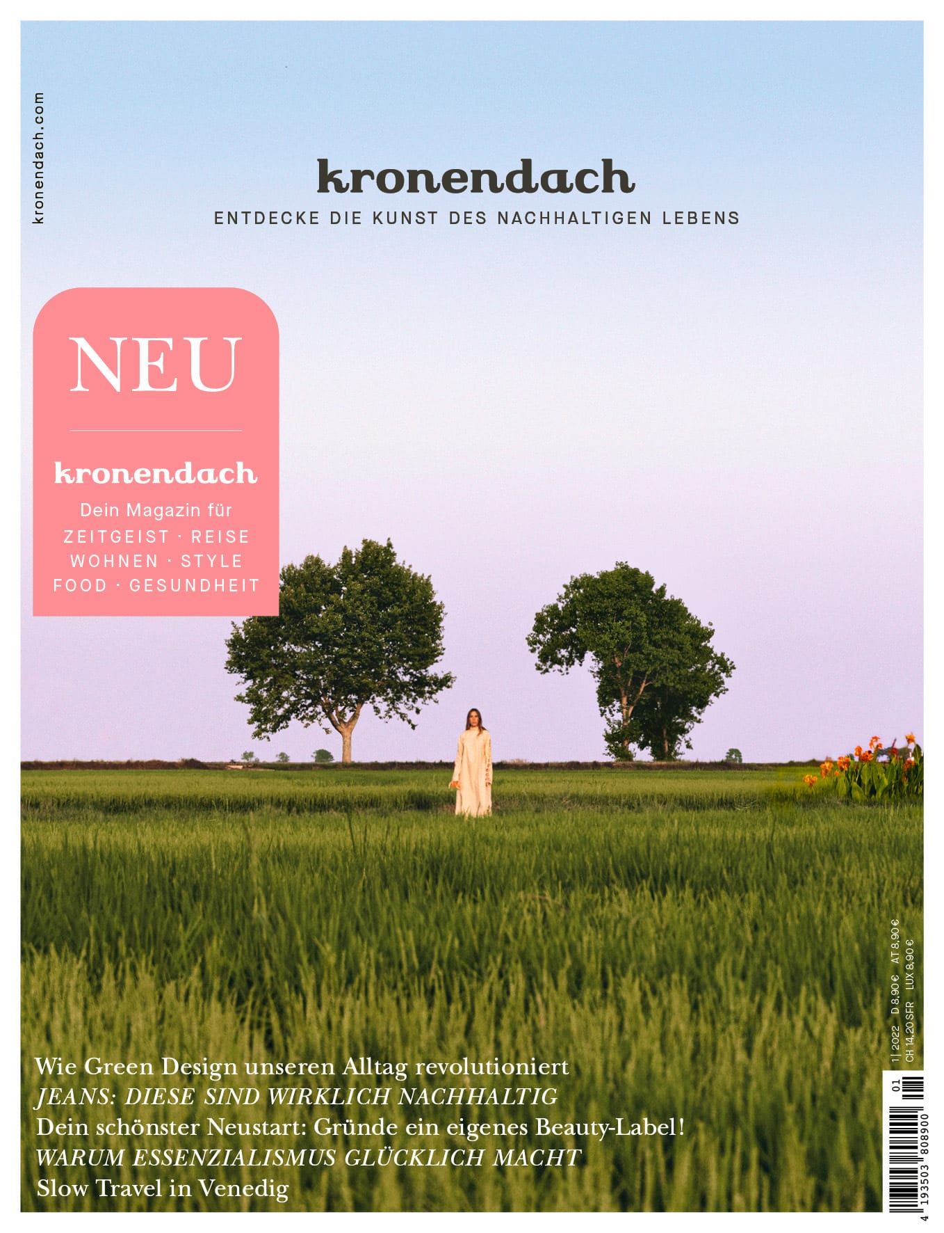 Die erste Ausgabe von kronendach, dem neuen Magazin im Portfolio der Funke Mediengruppe.