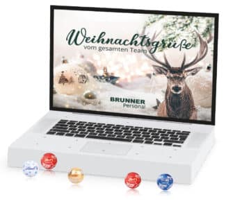 Verpackungsdruck: 3D-Adventskalender in Laptop-Form der CD-Lux GmbH