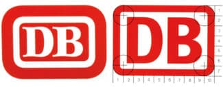 Weidemann designte das neue DB-Logo. 